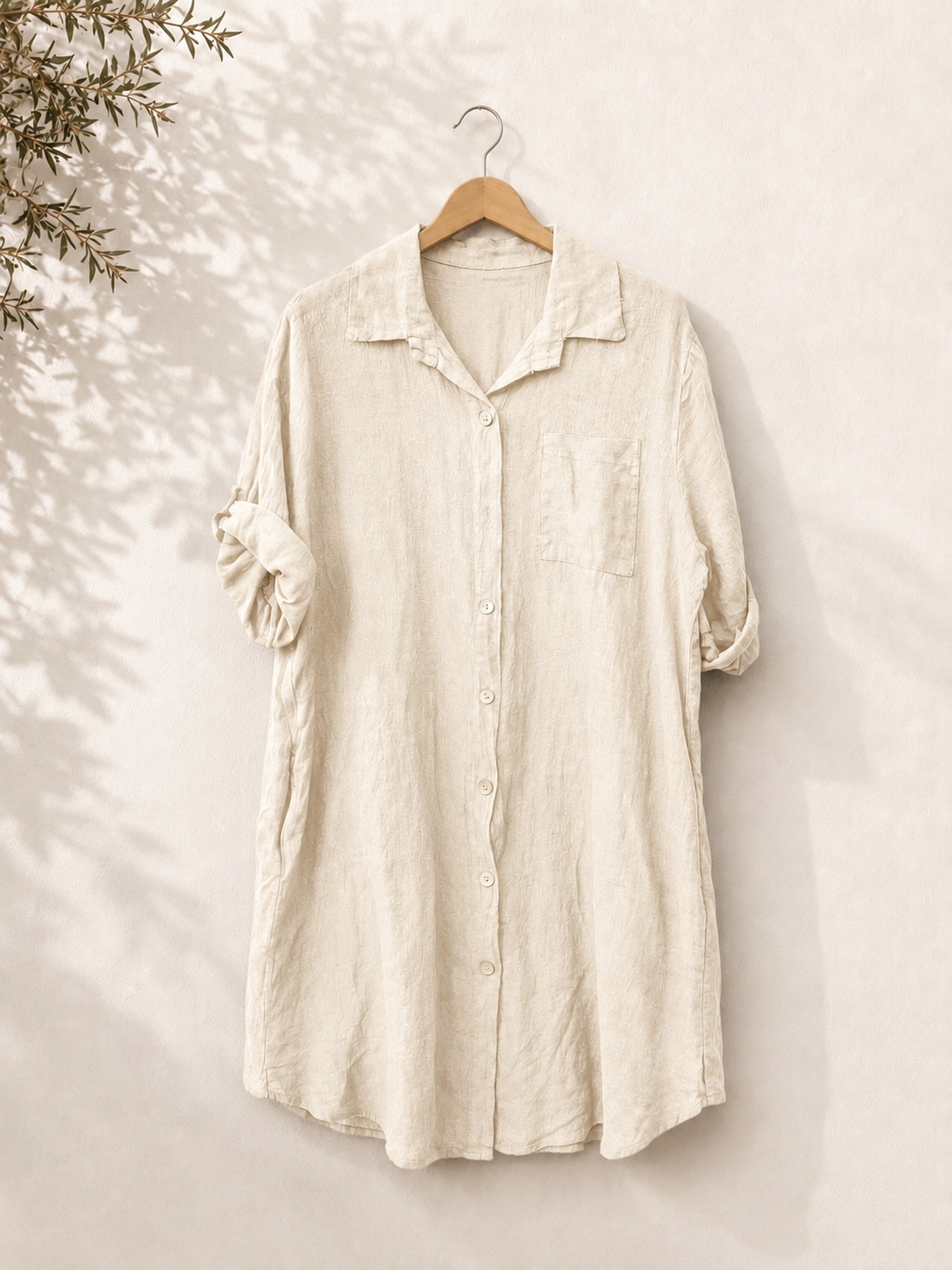 Vestido camisero Corto