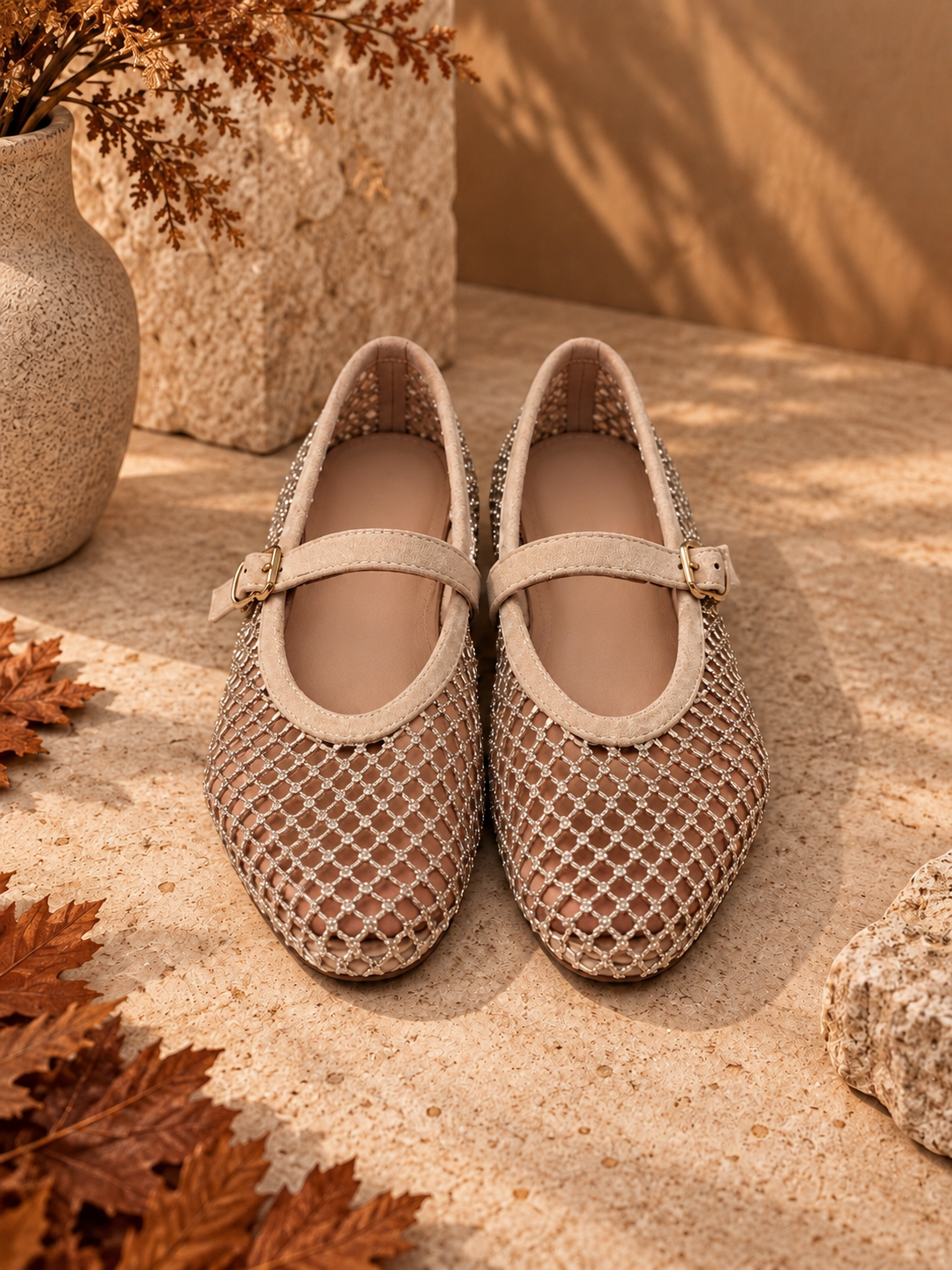 Bailarinas Cream Pearl